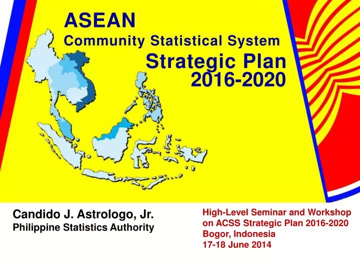 asean community statistical system strategic plan