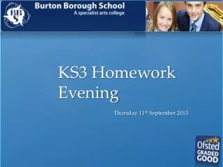 KS3 Homework Evening