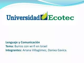 lenguaje y comunicaci n tema burros con wi fi en israel integrantes ariana villag mez danixa gavica