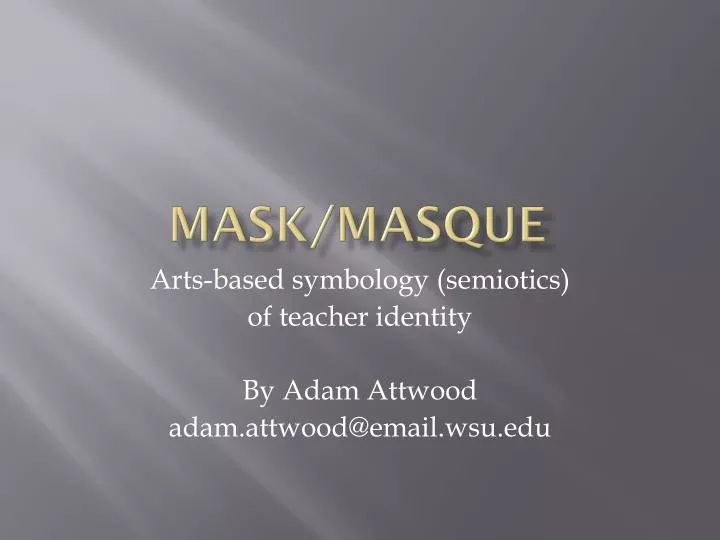 mask masque