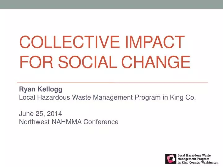 collective impact for social change
