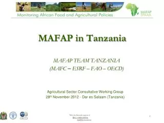 MAFAP in Tanzania