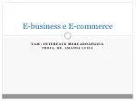 E-business e E-commerce - slide 1