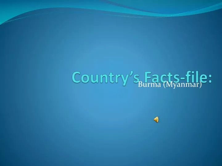 country s facts file