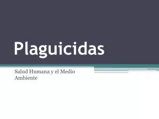 plaguicidas