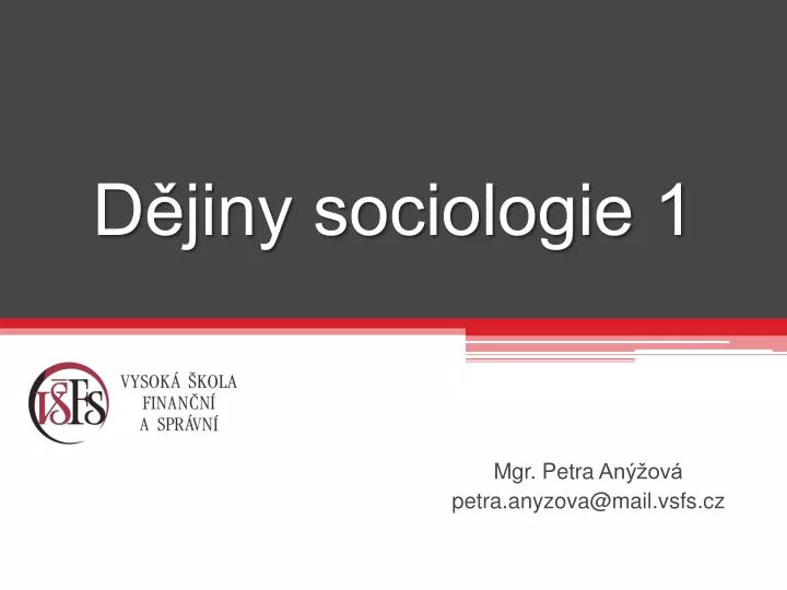 d jiny sociologie 1