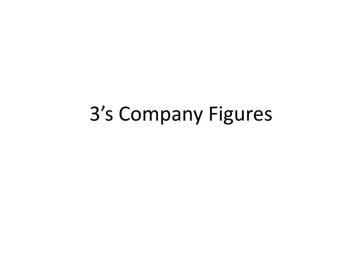 3 s company figures