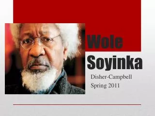 Wole Soyinka