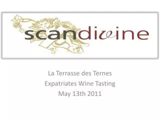 La Terrasse des Ternes Expatriates Wine Tasting May 13th 2011