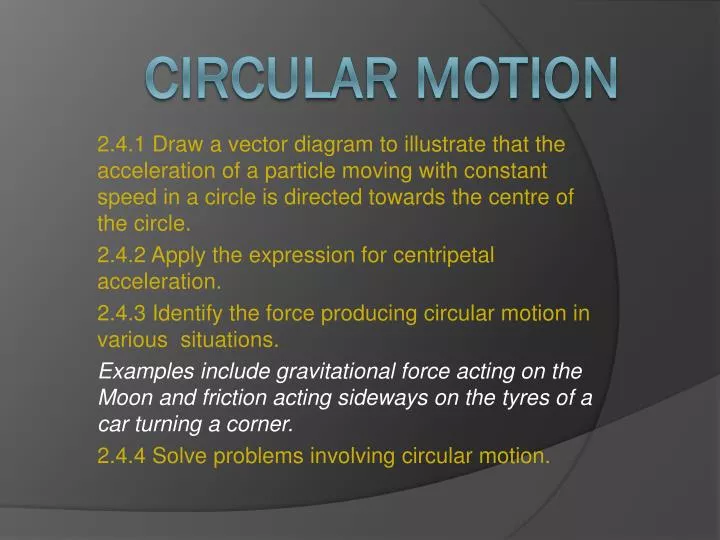 circular motion