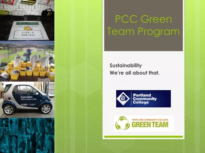 pcc green team program