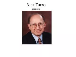 Nick Turro