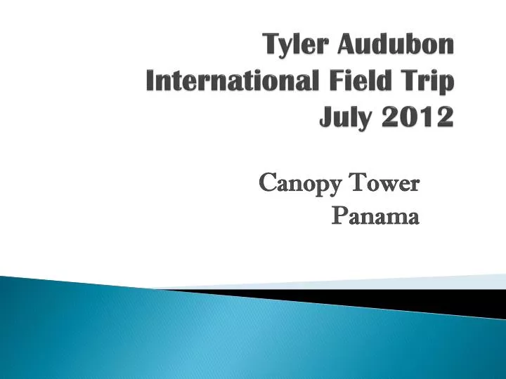 tyler audubon international field trip july 2012