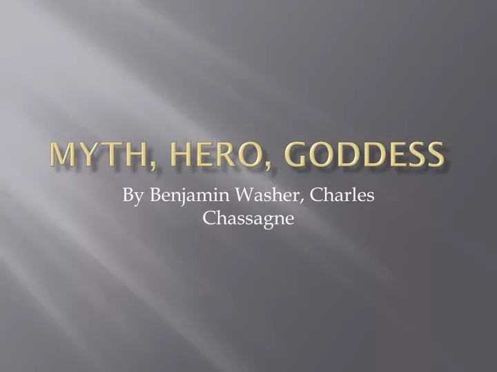 myth hero goddess