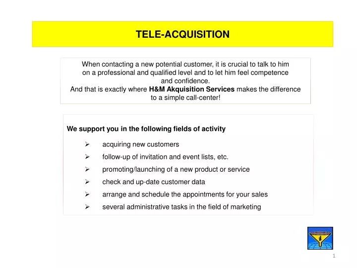 tele acquisition