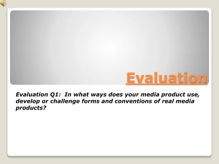 evaluation