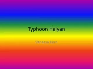 Typhoon Haiyan