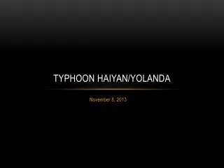 typhoon haiyan yolanda