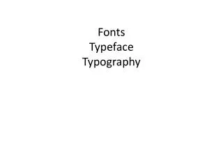 fonts typeface typography