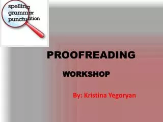 PROOFREADING