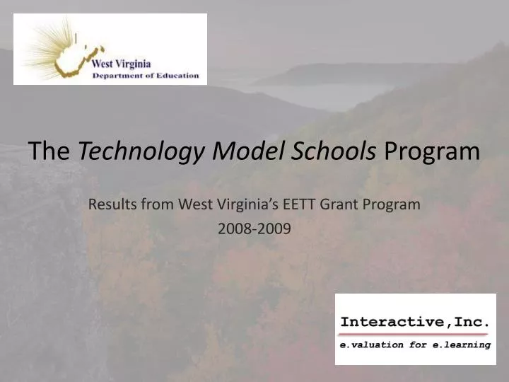the technology model schools program
