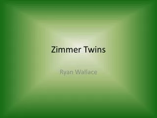 Zimmer Twins