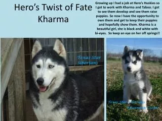 hero s twist of fate kharma