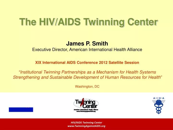the hiv aids twinning center