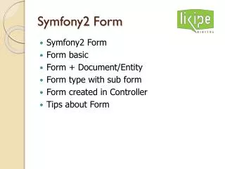 Symfony2 Form