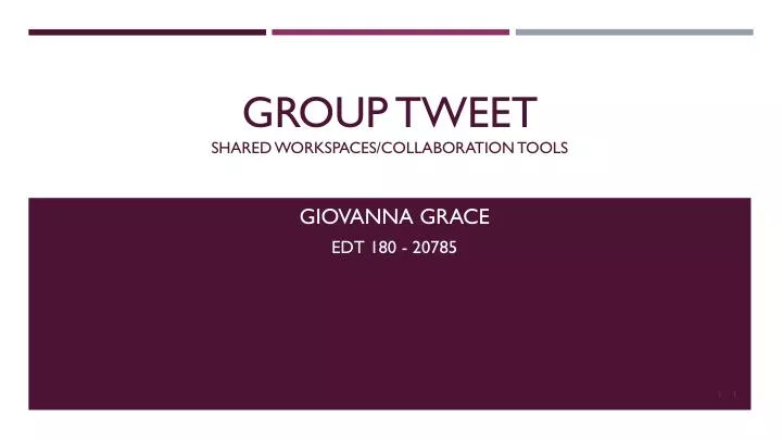 group tweet shared workspaces collaboration tools