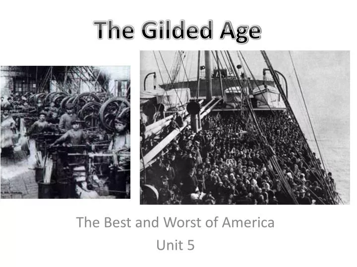 the best and worst of america unit 5