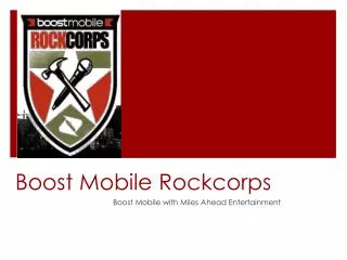 Boost Mobile Rockcorps