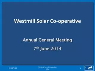 Westmill Solar Co-operative