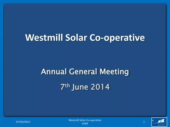 westmill solar co operative