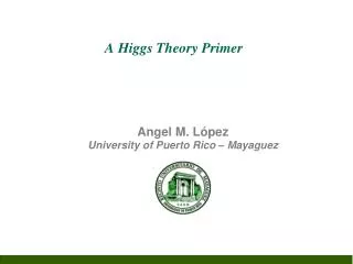 A Higgs Theory Primer