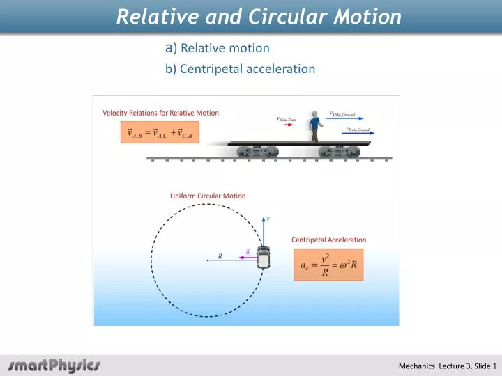 relative and circular motion