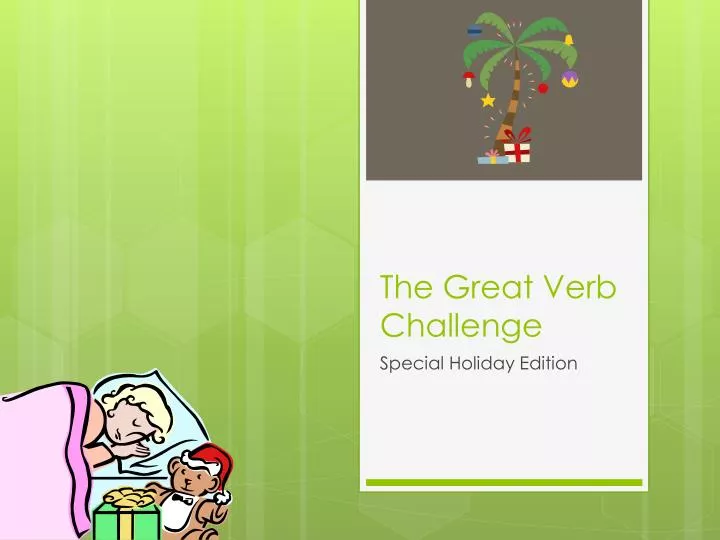 the great verb challenge
