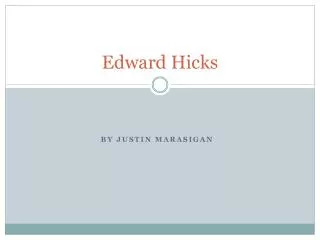 Edward Hicks