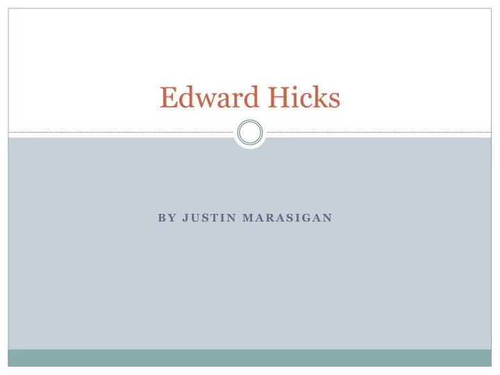 edward hicks