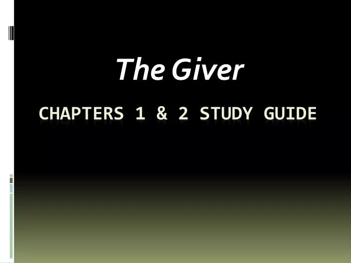 the giver