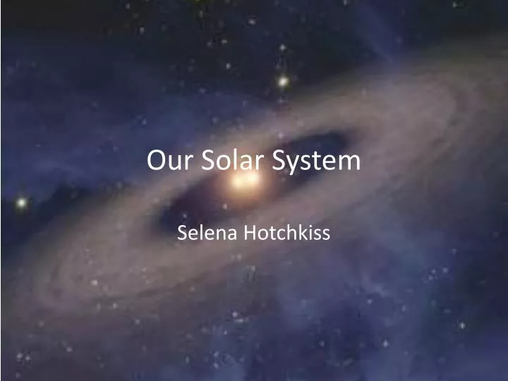 our solar system