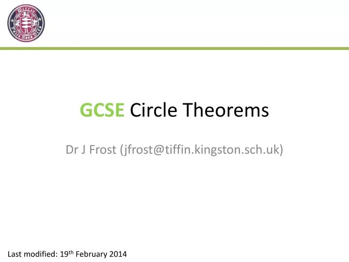 gcse circle theorems