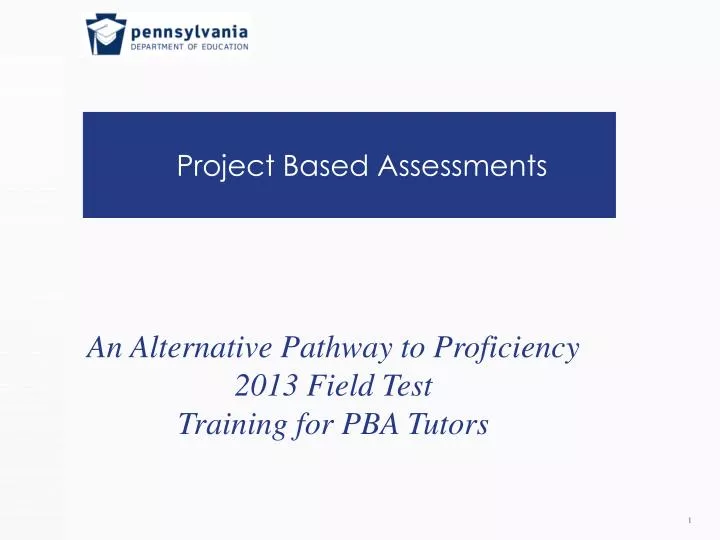 project based assessments