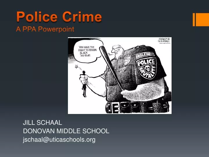 police crime a ppa powerpoint