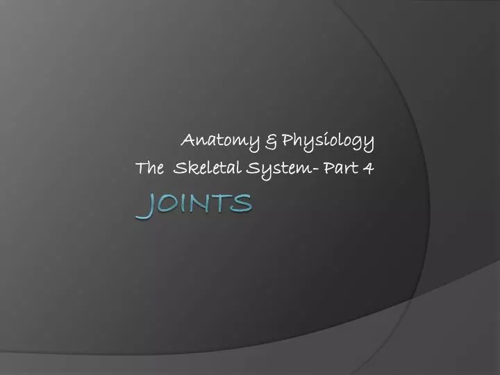 anatomy physiology the skeletal system part 4