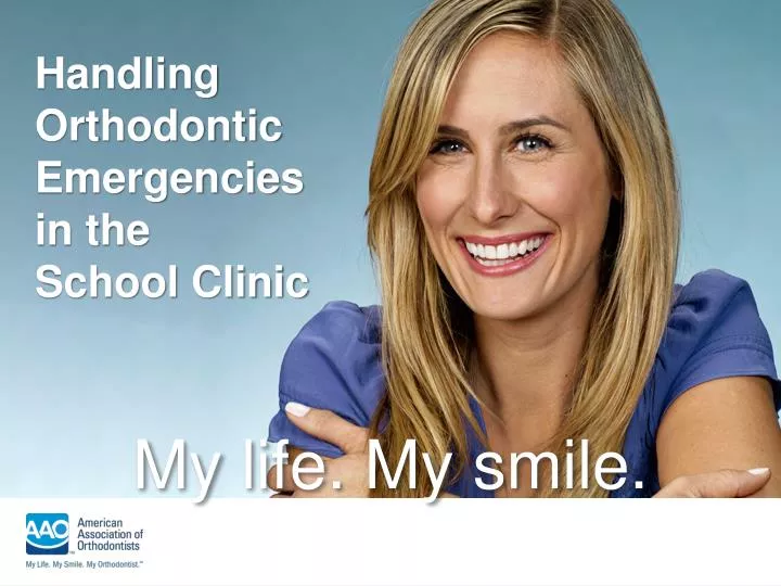 handling orthodontic emergencies in the school clinic