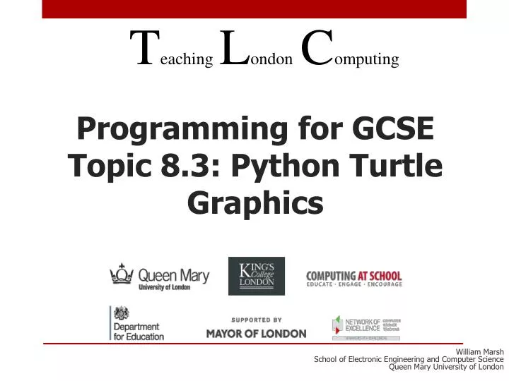 programming for gcse topic 8 3 python turtle graphics