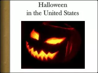 Halloween in the United States