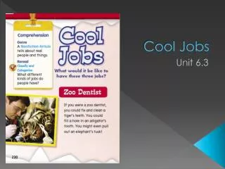 Cool Jobs