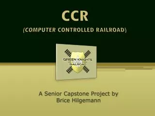 CCR (COMPUTER CONTROLLED RAILROAD)